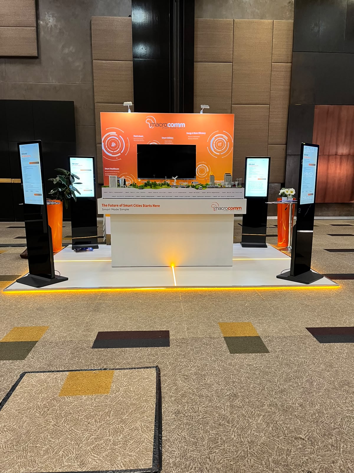 Macrocomm smart cities exhibition experience